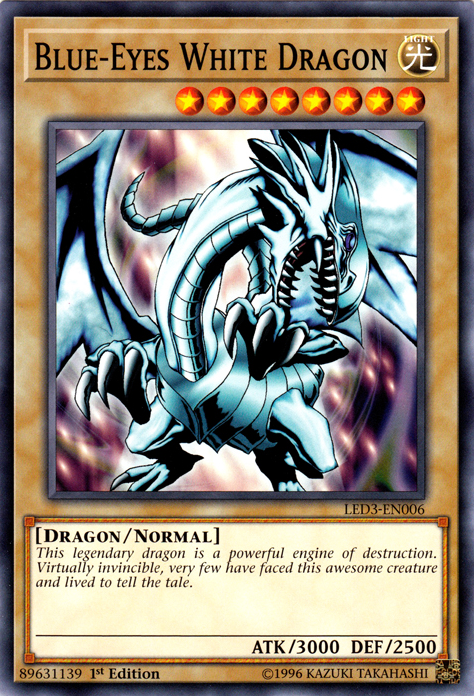 Blue-Eyes White Dragon [LED3-EN006] Common | Odin's Place
