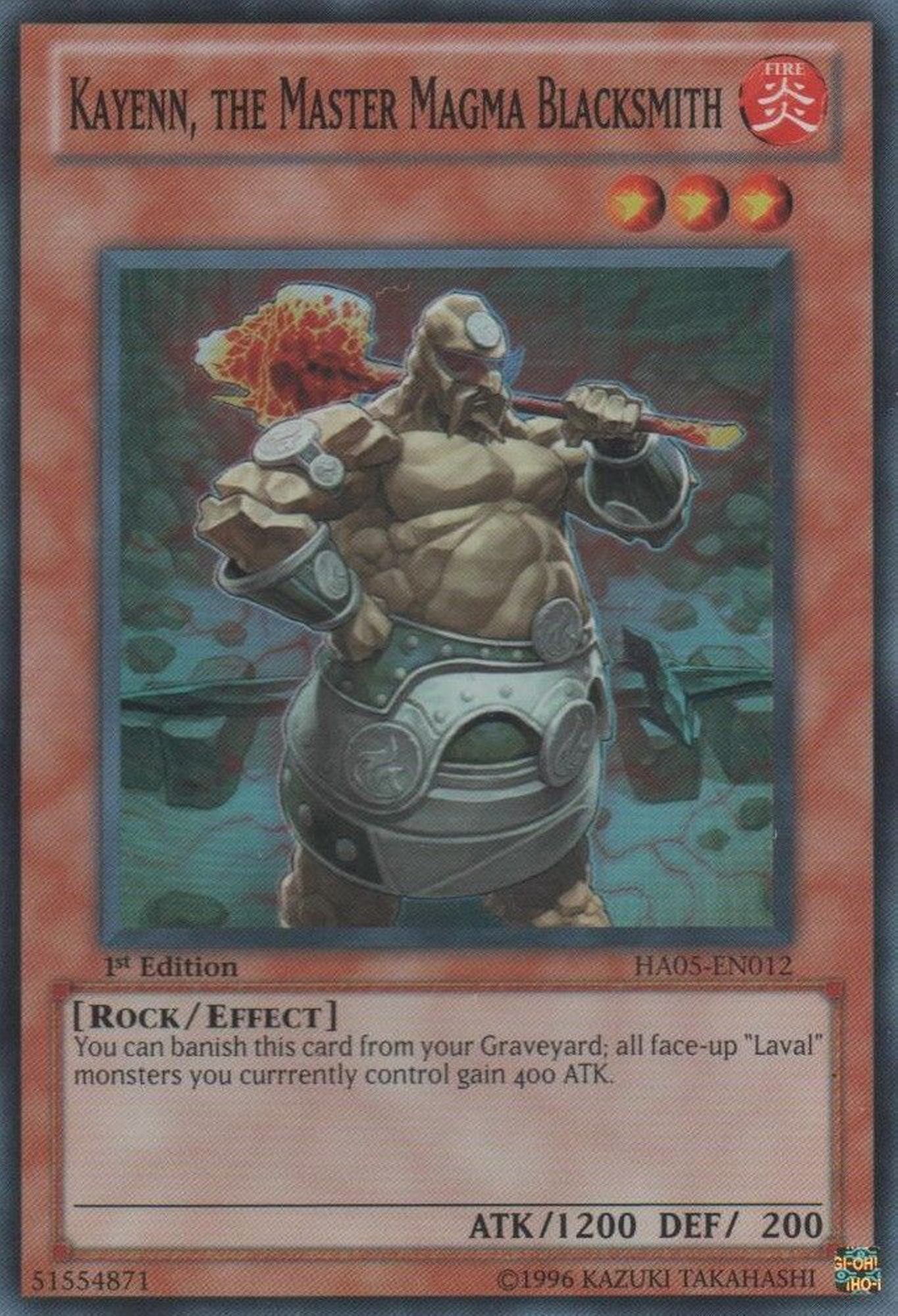 Kayenn, the Master Magma Blacksmith [HA05-EN012] Super Rare | Odin's Place