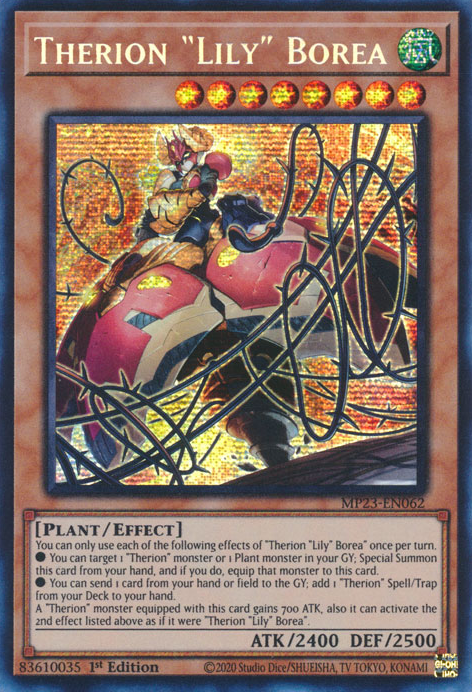 Therion "Lily" Borea [MP23-EN062] Prismatic Secret Rare | Odin's Place