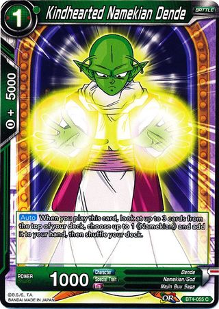 Kindhearted Namekian Dende (BT4-055) [Colossal Warfare] | Odin's Place