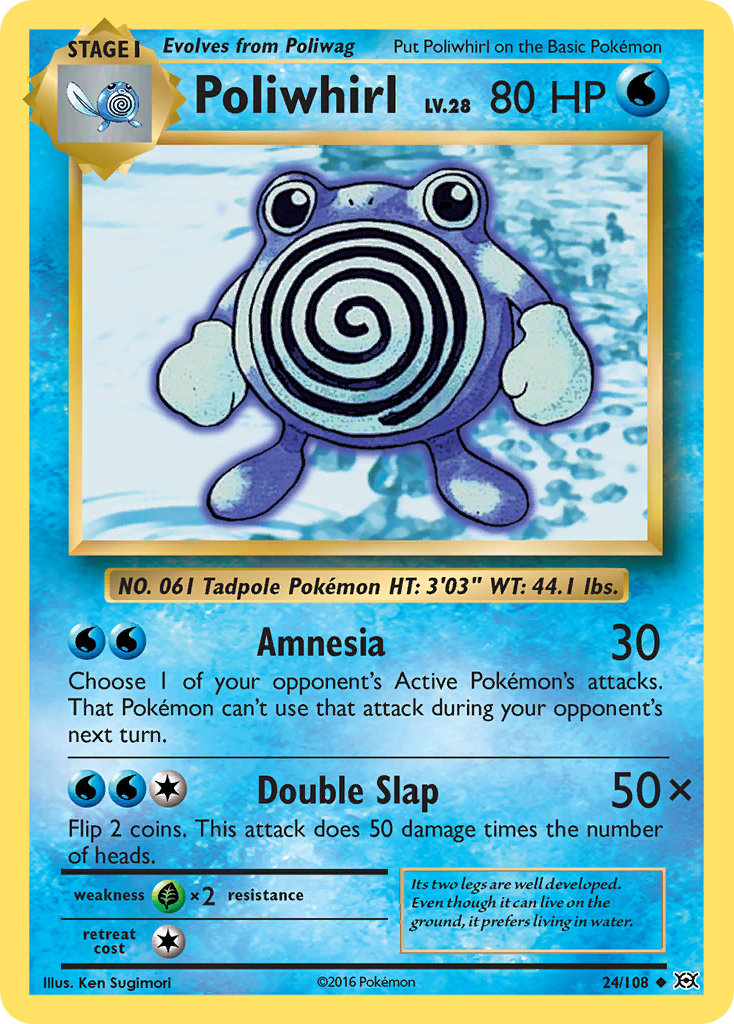 Poliwhirl (24/108) [XY: Evolutions] | Odin's Place