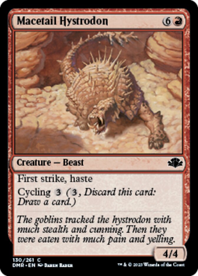 Macetail Hystrodon [Dominaria Remastered] | Odin's Place