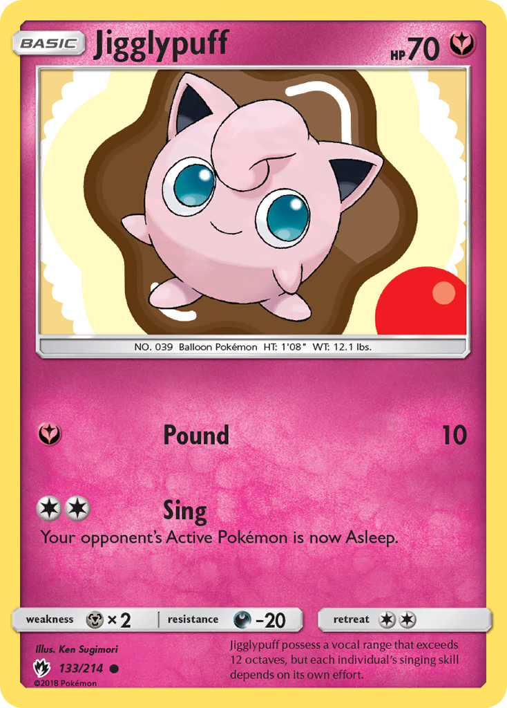 Jigglypuff (133/214) [Sun & Moon: Lost Thunder] | Odin's Place
