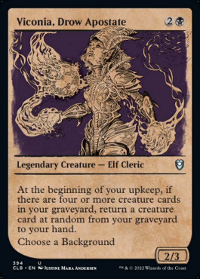 Viconia, Drow Apostate (Showcase) [Commander Legends: Battle for Baldur's Gate] | Odin's Place