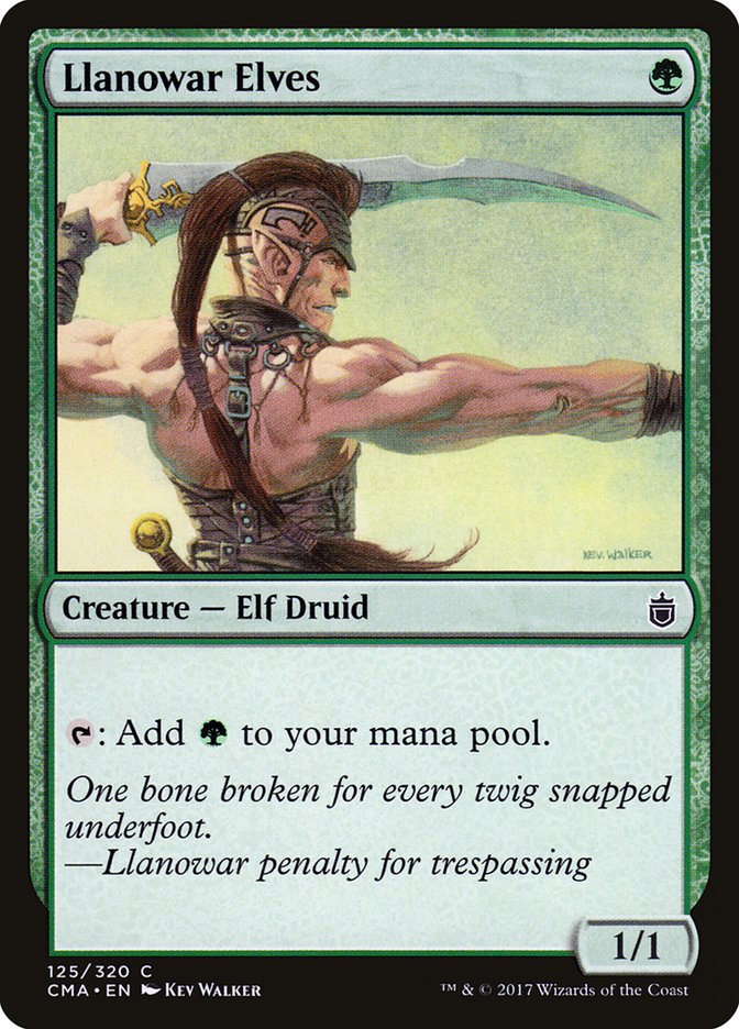 Llanowar Elves (125) [Commander Anthology] | Odin's Place