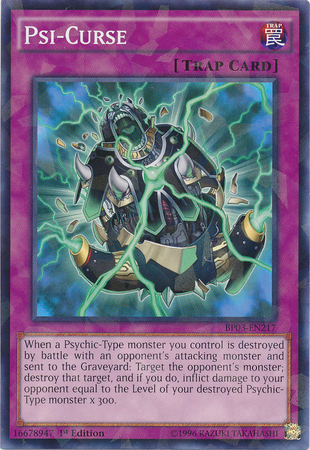 Psi-Curse [BP03-EN217] Shatterfoil Rare | Odin's Place