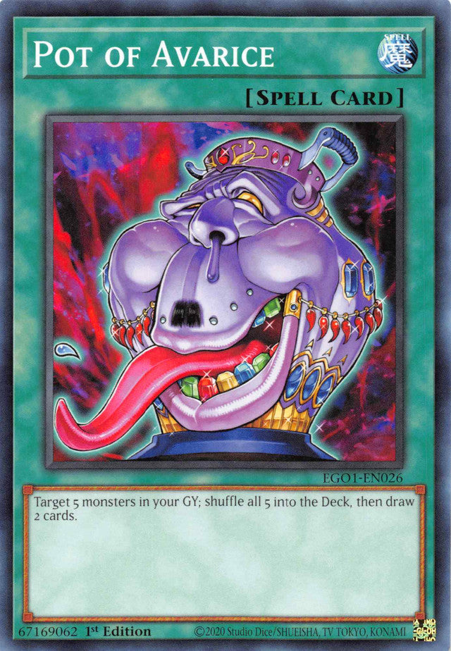 Pot of Avarice [EGO1-EN026] Common | Odin's Place