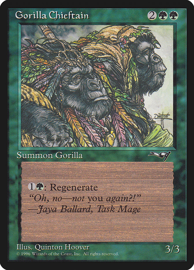 Gorilla Chieftain (Two Gorilla Art) [Alliances] | Odin's Place