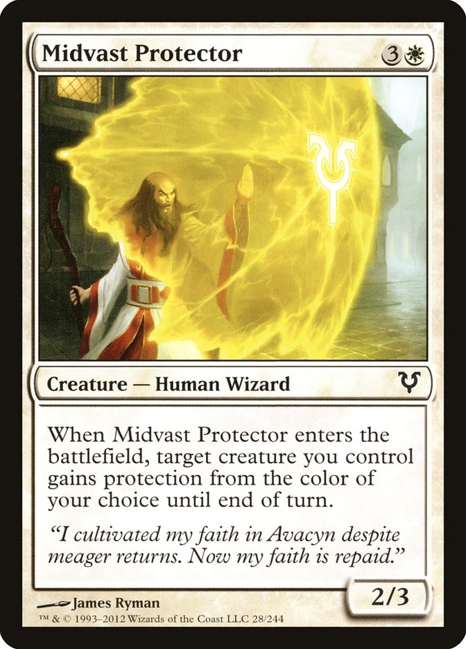 Midvast Protector (28) [Avacyn Restored] | Odin's Place