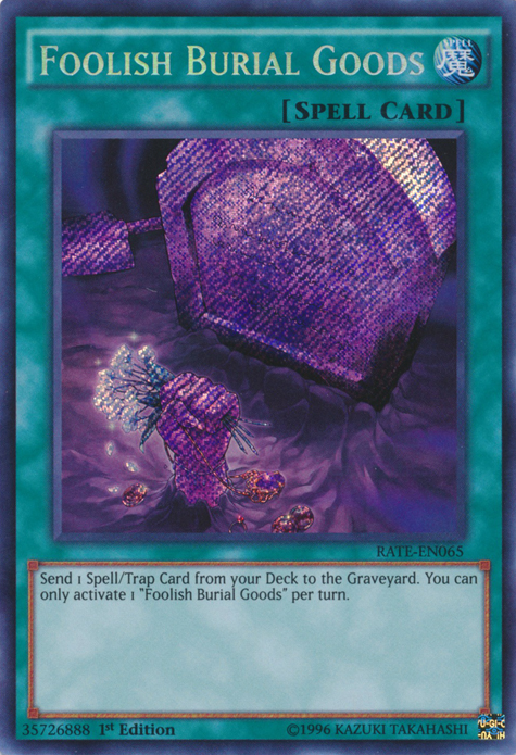 Foolish Burial Goods [RATE-EN065] Secret Rare | Odin's Place