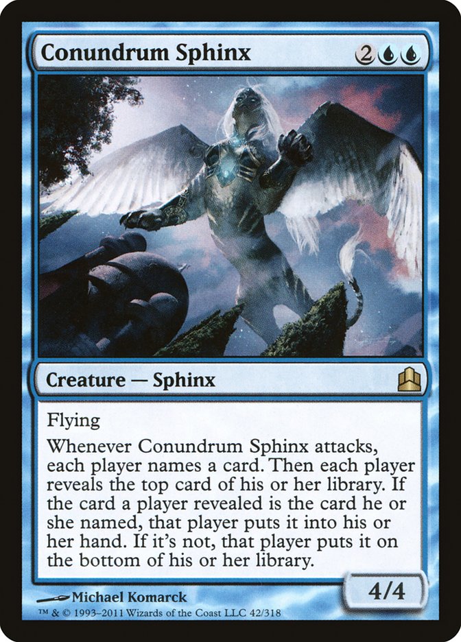 Conundrum Sphinx (42) [Commander 2011] | Odin's Place