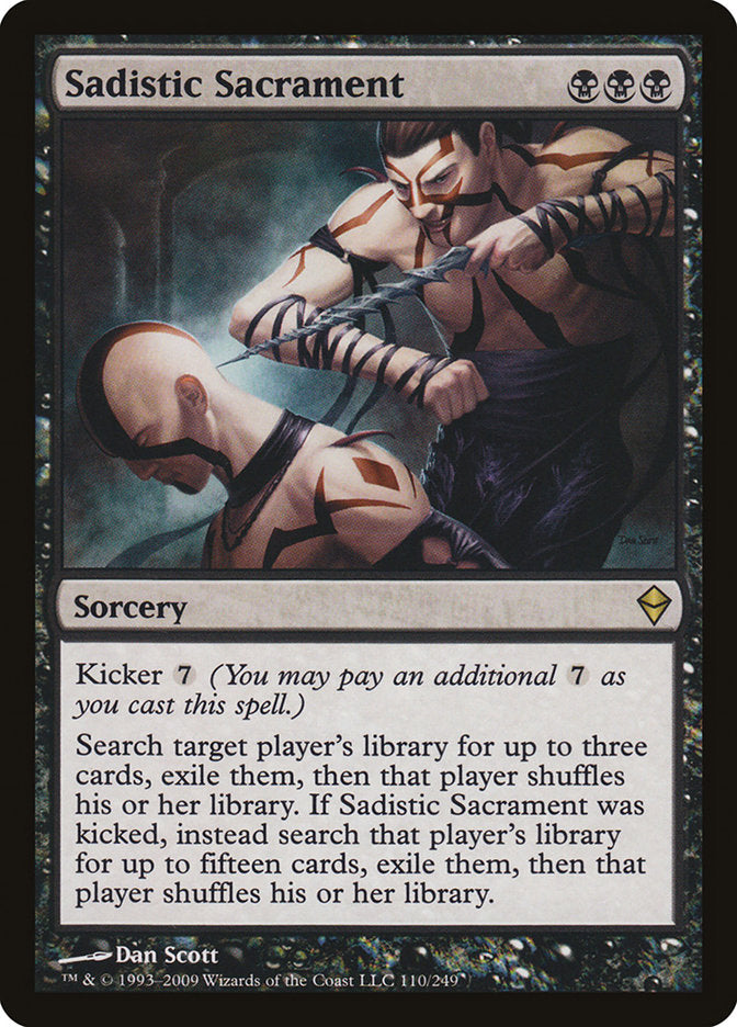 Sadistic Sacrament (110) [Zendikar] | Odin's Place