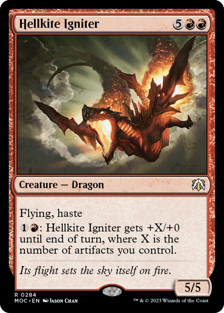 Hellkite Igniter [March of the Machine Commander] | Odin's Place