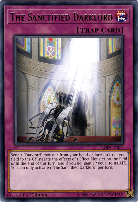 The Sanctified Darklord [FLOD-EN075] Rare | Odin's Place