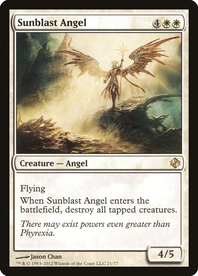 Sunblast Angel (21) [Duel Decks: Venser vs. Koth] | Odin's Place