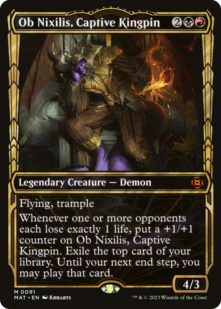 Ob Nixilis, Captive Kingpin (Showcase) [March of the Machine: The Aftermath] | Odin's Place