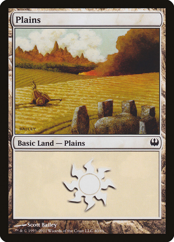 Plains (40) [Duel Decks: Knights vs. Dragons] | Odin's Place