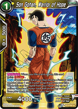 Son Gohan, Warrior of Hope (Uncommon) (BT13-099) [Supreme Rivalry] | Odin's Place