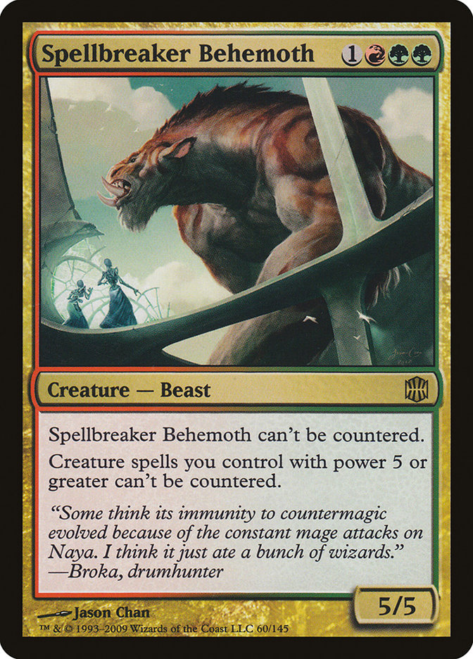 Spellbreaker Behemoth (Oversized) [Oversize Cards] | Odin's Place
