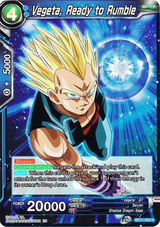 Vegeta, Ready to Rumble (BT11-053) [Vermilion Bloodline] | Odin's Place