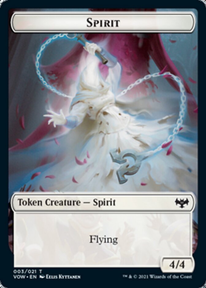 Spirit Token (003) [Innistrad: Crimson Vow Tokens] | Odin's Place