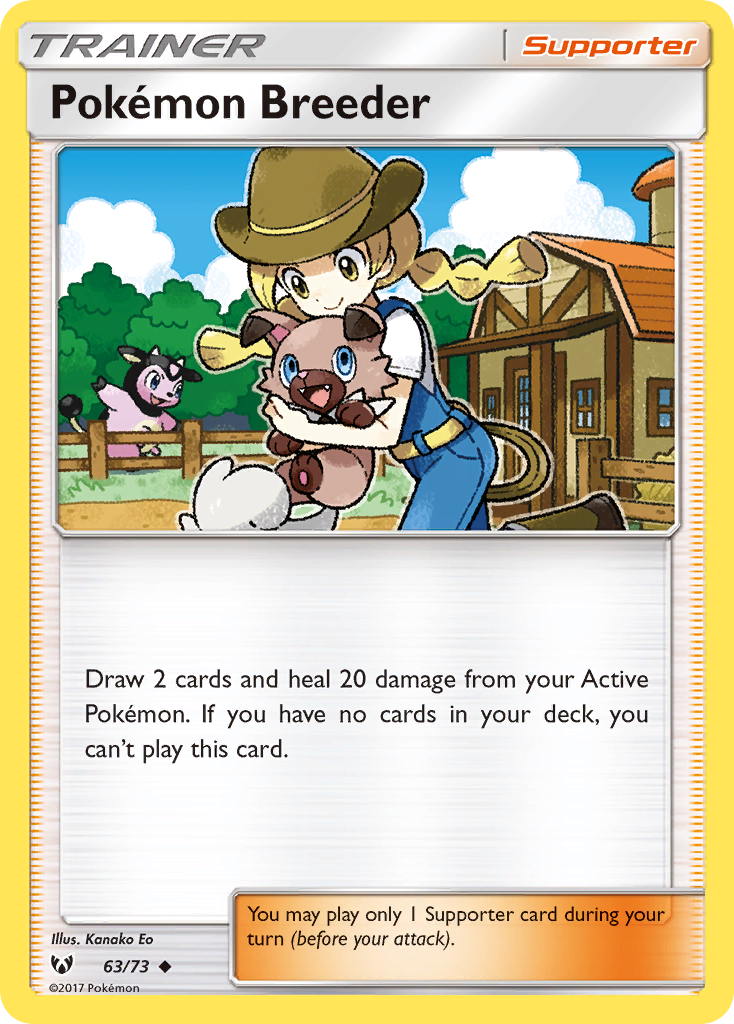 Pokemon Breeder (63/73) [Sun & Moon: Shining Legends] | Odin's Place