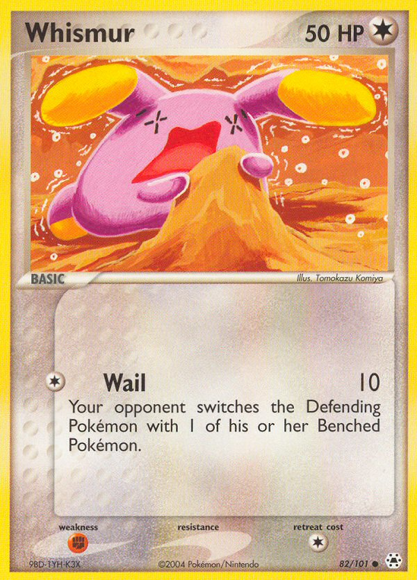 Whismur (82/101) [EX: Hidden Legends] | Odin's Place