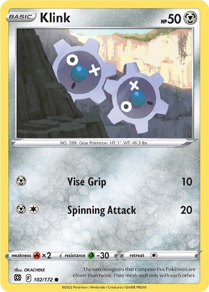 Klink (102/172) [Sword & Shield: Brilliant Stars] | Odin's Place