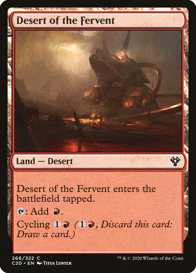 Desert of the Fervent [Commander 2020] | Odin's Place