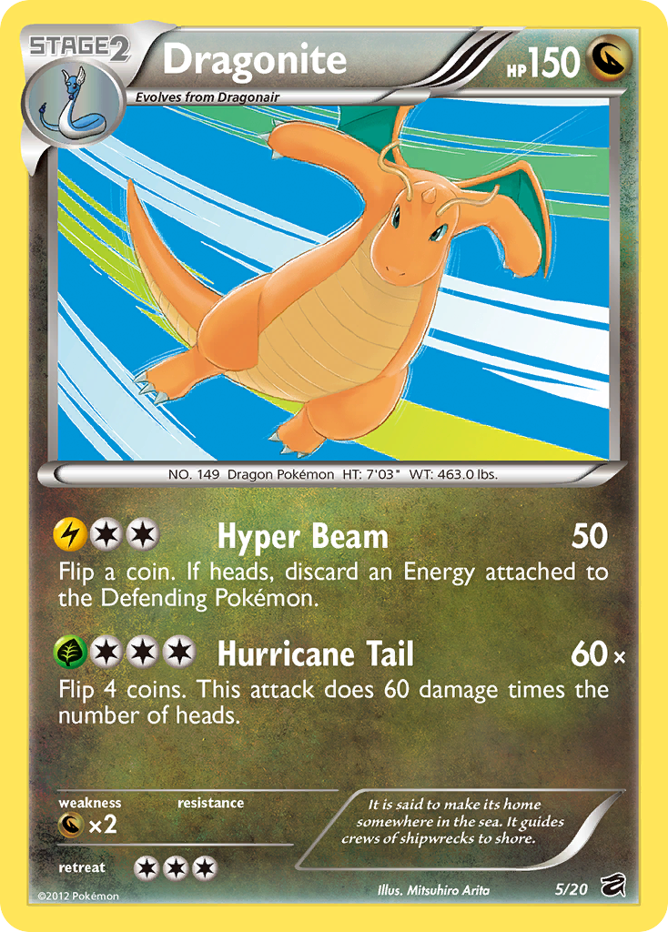 Dragonite (5/20) [Black & White: Dragon Vault] | Odin's Place