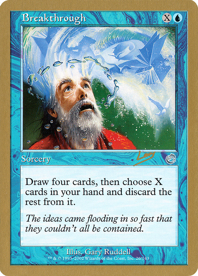 Breakthrough (Raphael Levy) [World Championship Decks 2002] | Odin's Place