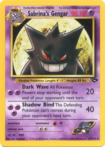 Sabrina's Gengar (29/132) [Gym Challenge Unlimited] | Odin's Place