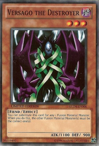 Versago the Destroyer [GLD4-EN006] Common | Odin's Place