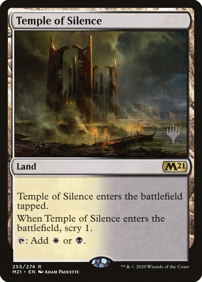 Temple of Silence (Promo Pack) [Core Set 2021 Promos] | Odin's Place