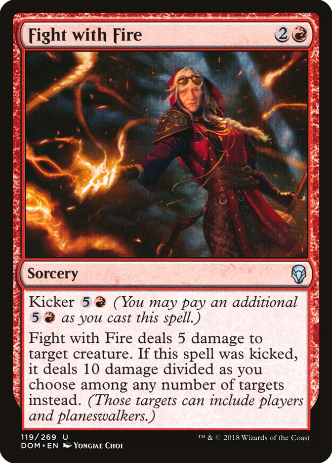 Fight with Fire (119) [Dominaria] | Odin's Place