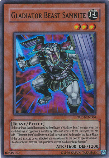 Gladiator Beast Samnite [TU01-EN004] Super Rare | Odin's Place