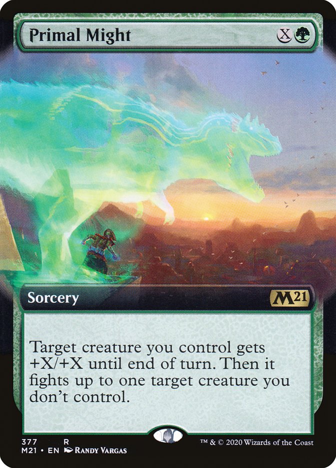 Primal Might (Extended Art) [Core Set 2021] | Odin's Place