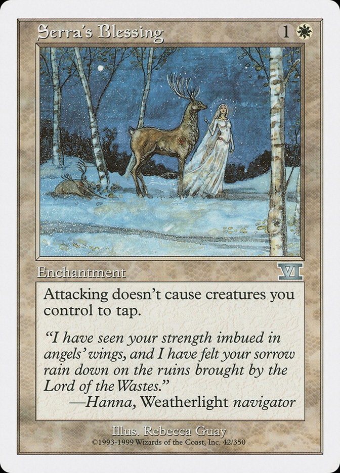 Serra's Blessing (42) [Classic Sixth Edition] | Odin's Place