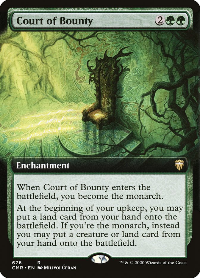 Court of Bounty (Extended Art) [Commander Legends] | Odin's Place