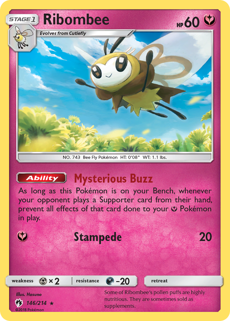 Ribombee (146/214) [Sun & Moon: Lost Thunder] | Odin's Place