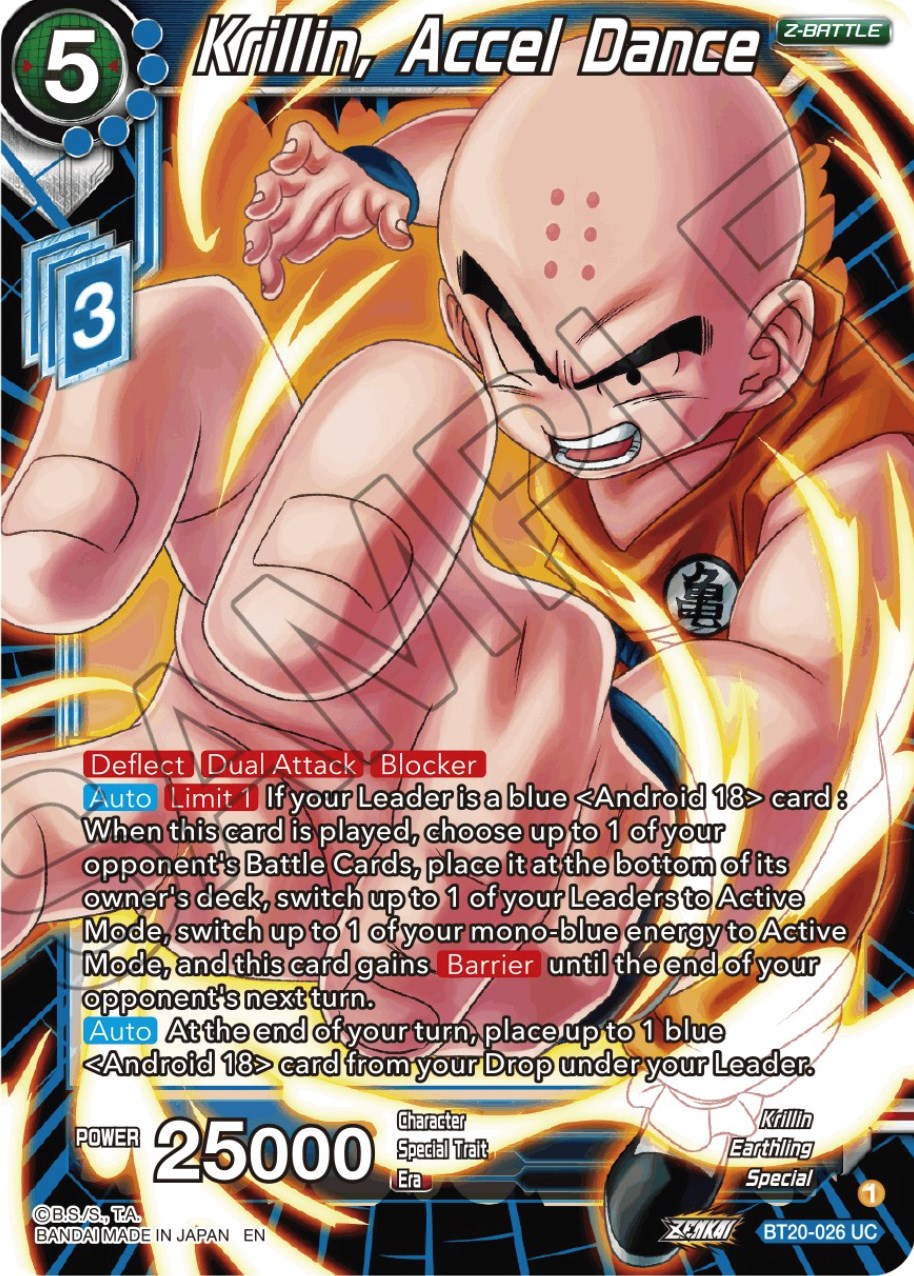 Krillin, Accel Dance (BT20-026) [Power Absorbed] | Odin's Place