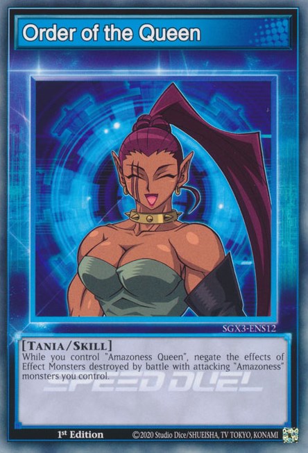 Order of the Queen [SGX3-ENS12] Common | Odin's Place