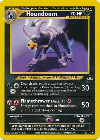 Houndoom (23/75) [Neo Discovery Unlimited] | Odin's Place