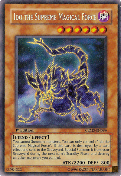 Ido the Supreme Magical Force [CRMS-EN096] Secret Rare | Odin's Place