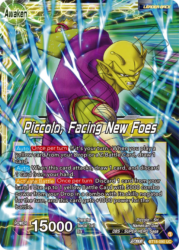 Piccolo // Piccolo, Facing New Foes (BT18-090) [Dawn of the Z-Legends] | Odin's Place
