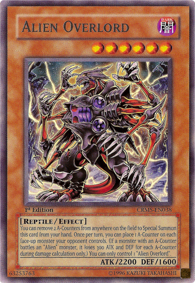 Alien Overlord [CRMS-EN038] Rare | Odin's Place