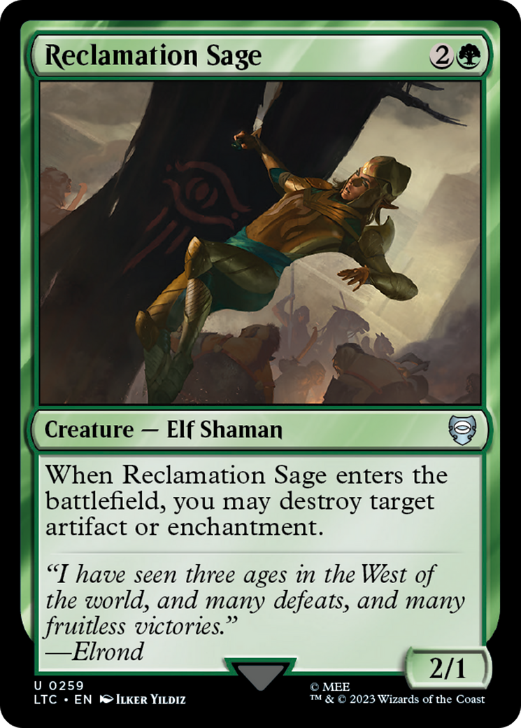 Reclamation Sage [The Lord of the Rings: Tales of Middle-Earth Commander] | Odin's Place