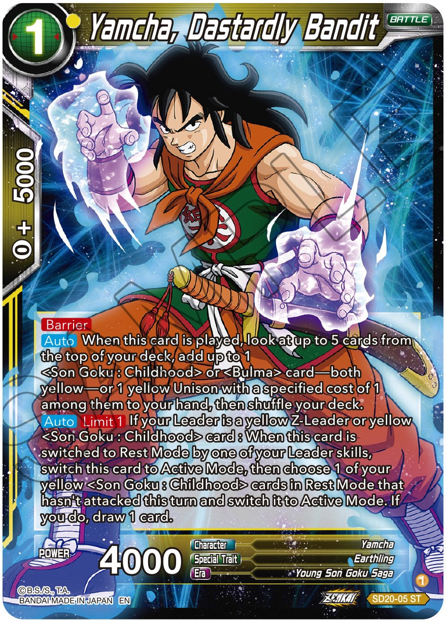 Yamcha, Dastardly Bandit (SD20-05) [Dawn of the Z-Legends] | Odin's Place