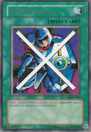 Stop Defense [LOB-EN095] Rare | Odin's Place