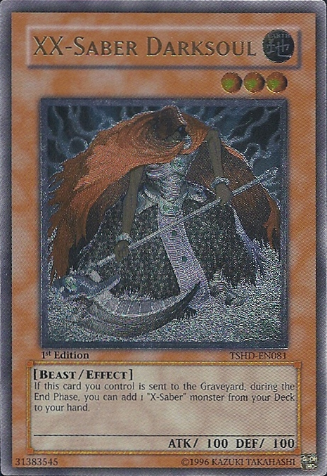 XX-Saber Darksoul [TSHD-EN081] Ultimate Rare | Odin's Place